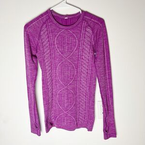 lululemon athletica Purple Long Sleeve Top